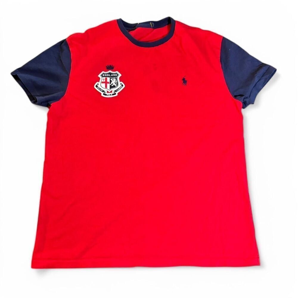 Polo Ralph Lauren Men's Red Rugby England T-shirt